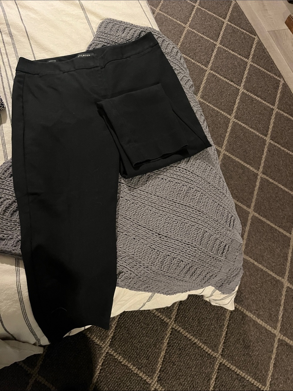 Talbots Black Petite Trousers
